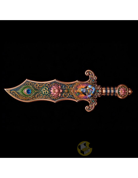LORD KRISHNA'S NADAKA SWORD Shaped 2 Oz Copper Medal 2026 - Coins & More - Próximamente