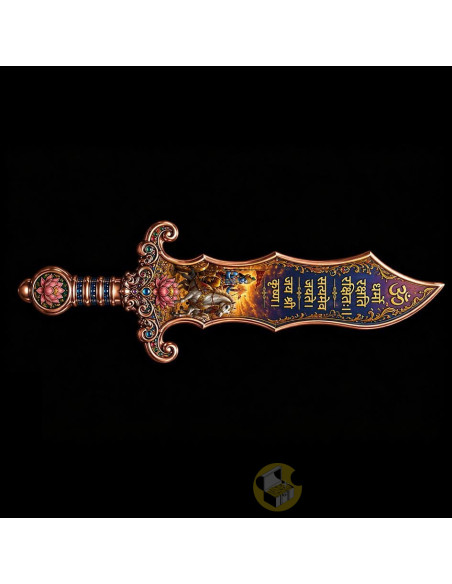 LORD KRISHNA'S NADAKA SWORD Shaped 2 Oz Copper Medal 2026 - Coins & More - Próximamente