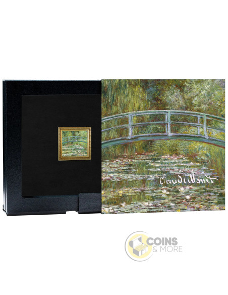 WATER LILIES Claude Monet Treasures of World Painting 1 Oz Silver Coin 1$ Niue 2026 - Coins & More - Niue