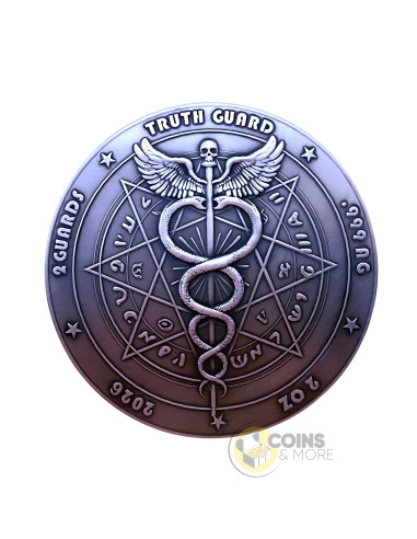 THE DANAIDES 2 Oz Silver Coin 2 Guards Truth Guard 2026 - Coins & More - Coming Soon