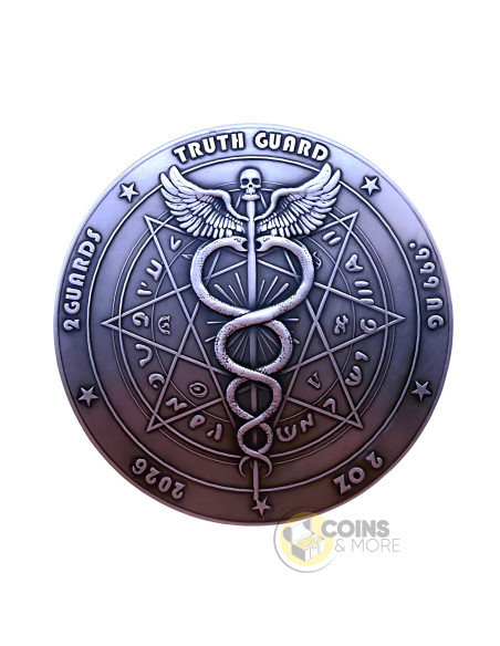 THE DANAIDES 2 Oz Silver Coin 2 Guards Truth Guard 2026 - Coins & More - Coming Soon