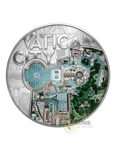 VATICAN CITY The View from Above 2 Oz Silver Coin 5 Tala Samoa 2026 - Coins & More - In Arrivo