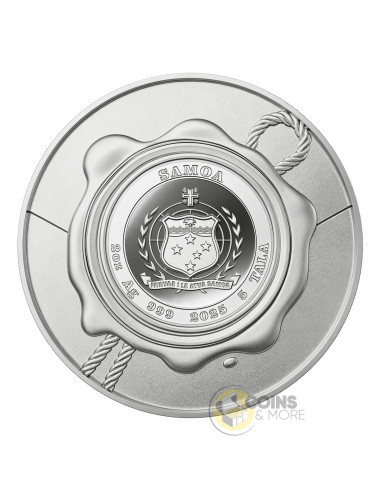 VATICAN CITY The View from Above 2 Oz Silver Coin 5 Tala Samoa 2026 - Coins & More - In Arrivo