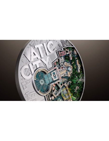 VATICAN CITY The View from Above 2 Oz Silver Coin 5 Tala Samoa 2026 - Coins & More - In Arrivo