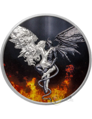 ANGEL & DEVIL Infinite Duality Paradox 2 Oz Silver Coin 20$ Liberia 2026 - Coins & More - Coming Soon