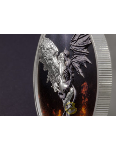 ANGEL & DEVIL Infinite Duality Paradox 2 Oz Silver Coin 20$ Liberia 2026 - Coins & More - Coming Soon