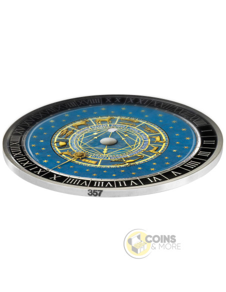 PADUA ASTRONOMICAL CLOCK City Hall Clocks 1 Oz Silver Coin 5€ Euro Malta 2026 - Coins & More - In Arrivo