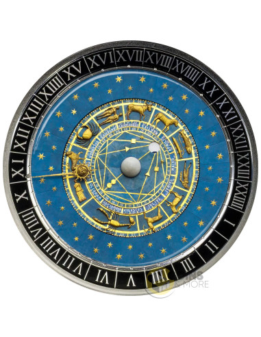 PADUA ASTRONOMICAL CLOCK City Hall Clocks 1 Oz Silver Coin 5€ Euro Malta 2026 - Coins & More - In Arrivo