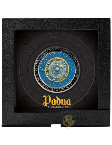 PADUA ASTRONOMICAL CLOCK City Hall Clocks 1 Oz Silver Coin 5€ Euro Malta 2026 - Coins & More - In Arrivo