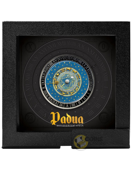 PADUA ASTRONOMICAL CLOCK City Hall Clocks 1 Oz Silver Coin 5€ Euro Malta 2026 - Coins & More - In Arrivo