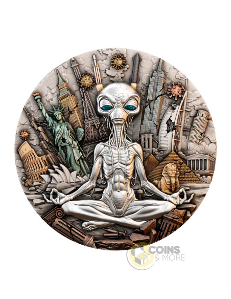 DARKEST HOUR 2 Oz Silver Coin 5$ Niue 2026 - Coins & More - Próximamente