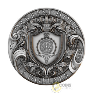 DARKEST HOUR 2 Oz Silver Coin 5$ Niue 2026 - Coins & More - Próximamente 2