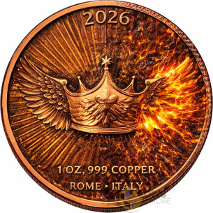 EAGLE Virtues 1 Oz Copper Medal 2026 - Coins & More - À Venir 2