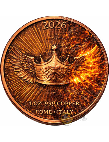 EAGLE Virtues 1 Oz Copper Medal 2026 - Coins & More - Próximamente