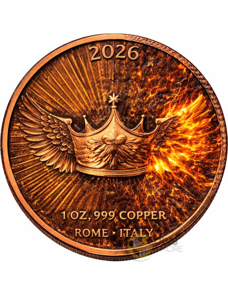 EAGLE Virtues 1 Oz Copper Medal 2026 - Coins & More - Próximamente