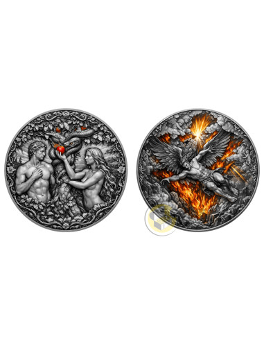 PARADISE LOST Set 2x1 Oz Silver Coin 1 Guard Truth Guard 2026 - Coins & More - Demnächst