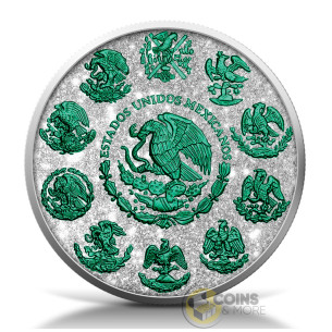 LIBERTAD Diamond Dust Poison 1 Oz Silver Coin Mexico 2024 - Coins & More - Próximamente 2