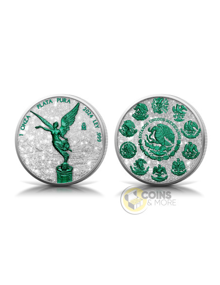 LIBERTAD Diamond Dust Poison 1 Oz Silver Coin Mexico 2024 - Coins & More - Próximamente