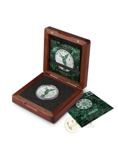 LIBERTAD Diamond Dust Poison 1 Oz Silver Coin Mexico 2024 - Coins & More - Próximamente