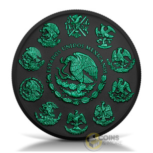 LIBERTAD Black Platinum Poison 1 Oz Silver Coin Mexico 2024 - Coins & More - À Venir 2