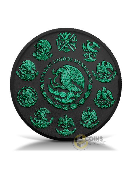 LIBERTAD Black Platinum Poison 1 Oz Silver Coin Mexico 2024 - Coins & More - À Venir