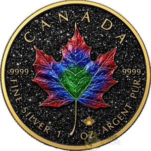IMPERIAL SPECTRUM 1 Oz Silver Maple Leaf 2026 - Coins & More - In Arrivo