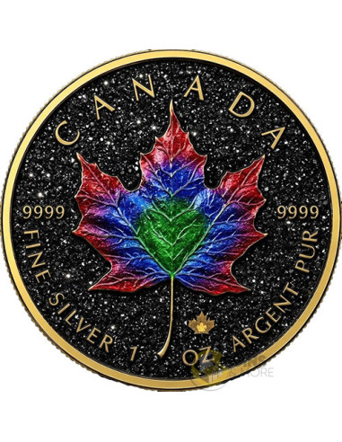 IMPERIAL SPECTRUM 1 Oz Silver Maple Leaf 2026 - Coins & More - In Arrivo