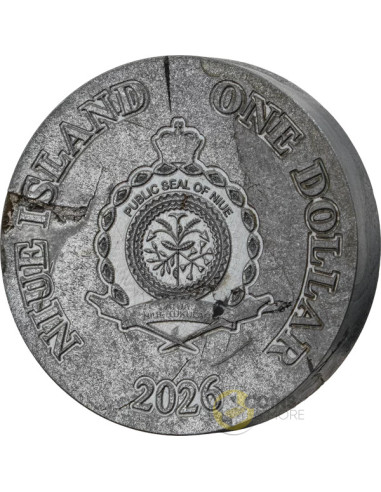 SIKHOTE Alin 1 Oz Pure Meteorite Coin 1$ Niue 2026 - Coins & More - Próximamente