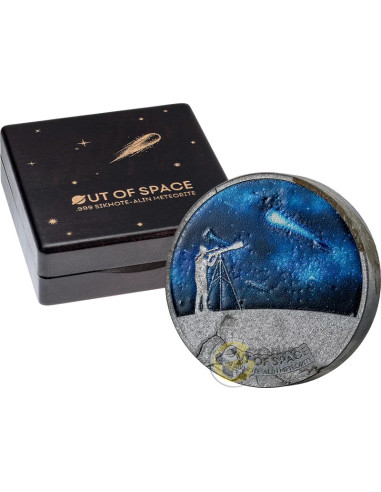 SIKHOTE Alin 1 Oz Pure Meteorite Coin 1$ Niue 2026 - Coins & More - Próximamente