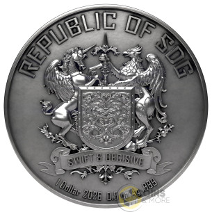 GIRL WITH A PEARL EARRING By Johannes Vermeer Masterworks in Silver 1/2 Oz Silver Coin 1$ Republic of Sog 2026 - Coins & More... 2