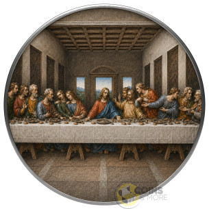 THE LAST SUPPER By Leonardo Da Vinci Masterworks in Silver 1/2 Oz Silver Coin 1$ Republic of Sog 2026 - Coins & More - Próxim...
