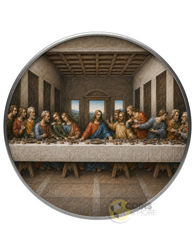THE LAST SUPPER By Leonardo Da Vinci Masterworks in Silver 1/2 Oz Silver Coin 1$ Republic of Sog 2026 - Coins & More - Próxim...