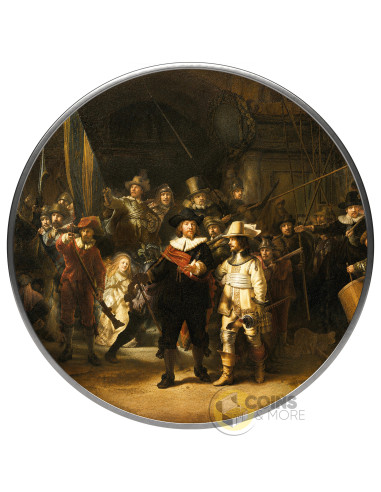 THE NIGHT WATCH By Rembrandt Masterworks in Silver 1/2 Oz Silver Coin 1$ Republic of Sog 2026 - Coins & More - Próximamente