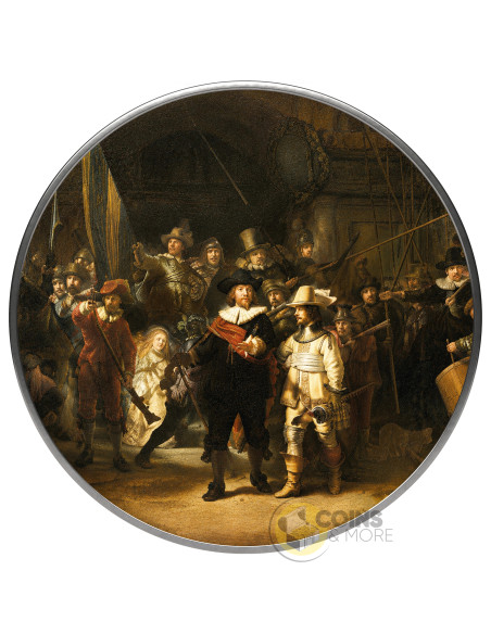 THE NIGHT WATCH By Rembrandt Masterworks in Silver 1/2 Oz Silver Coin 1$ Republic of Sog 2026 - Coins & More - Próximamente