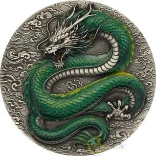 AZURE DRAGON 2 Oz Silver Coin 2 Guards Truth Guard 2026 - Coins & More - Plata