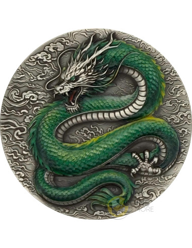 AZURE DRAGON 2 Oz Silver Coin 2 Guards Truth Guard 2026 - Coins & More - Plata