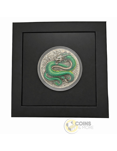 AZURE DRAGON 2 Oz Silver Coin 2 Guards Truth Guard 2026 - Coins & More - Plata