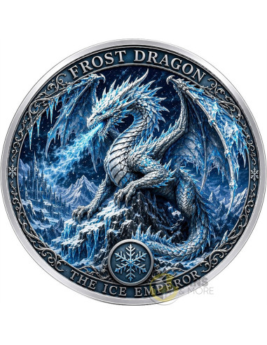 FROST DRAGON : THE ICE EMPEROR 1Kg Kilo Copper Medal 2026 - Coins & More - In Arrivo