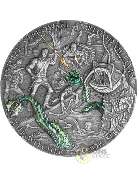 BLOOD OF ELVES The Witcher 200g Silver Coin 15$ Niue 2026 - Coins & More - Próximamente