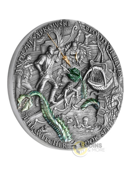 BLOOD OF ELVES The Witcher 200g Silver Coin 15$ Niue 2026 - Coins & More - Próximamente