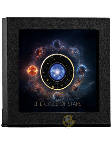 BLUE SUPERGIGANT Life Cycle of Stars Silver Coin 500 Francs CFA Cameroon 2026 - Coins & More - À Venir
