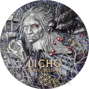LICHO Slavic Bestiary 3 Oz Silver Coin 2000 Francs Cameroon 2026 - Coins & More - À Venir