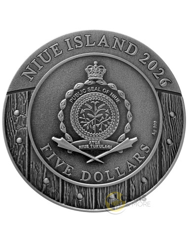 GLADIATRIX Woman Warrior 2 Oz Silver Coin 5$ Niue 2026 - Coins & More - In Arrivo