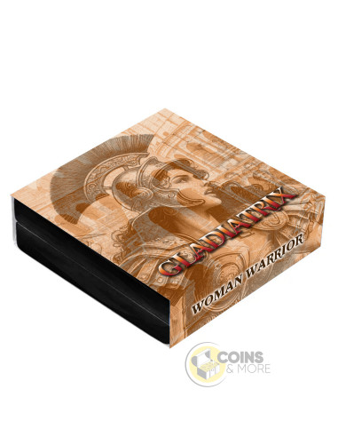 GLADIATRIX Woman Warrior 2 Oz Silver Coin 5$ Niue 2026 - Coins & More - In Arrivo