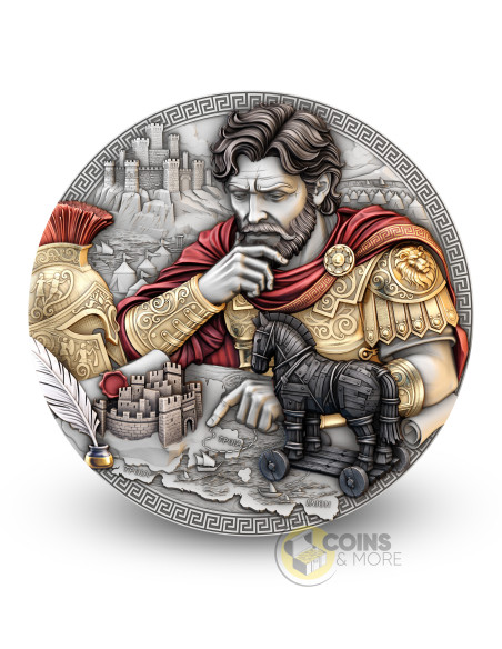 ODYSSEUS Odyssey 2 Oz Silver Coin 5$ Niue 2026 - Coins & More - À Venir