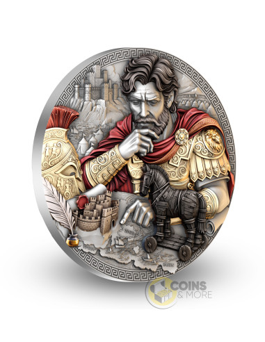 ODYSSEUS Odyssey 2 Oz Silver Coin 5$ Niue 2026 - Coins & More - À Venir