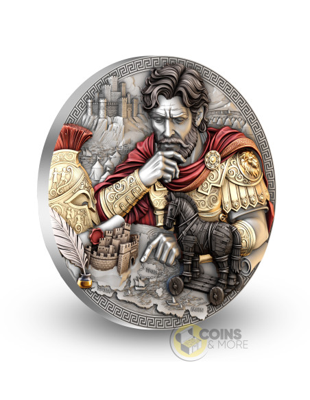 ODYSSEUS Odyssey 2 Oz Silver Coin 5$ Niue 2026 - Coins & More - À Venir