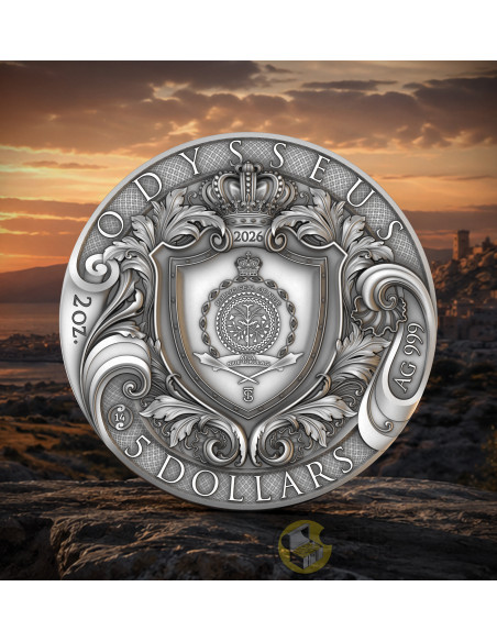 ODYSSEUS Odyssey 2 Oz Silver Coin 5$ Niue 2026 - Coins & More - À Venir