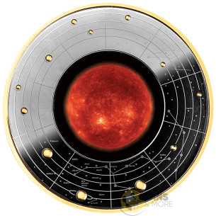 RED GIANT Life Cycle of Stars Silver Coin 500 Francs CFA Cameroon 2026 - Coins & More - In Arrivo