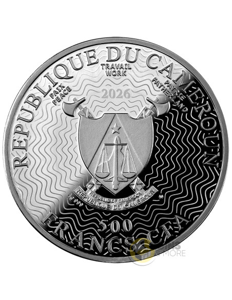 RED GIANT Life Cycle of Stars Silver Coin 500 Francs CFA Cameroon 2026 - Coins & More - À Venir